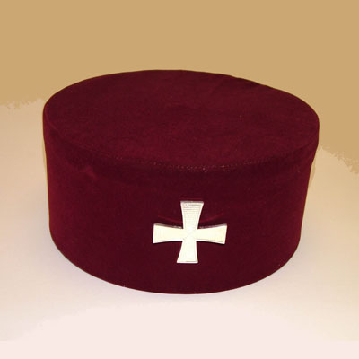 Knights Templar Cap With Cross